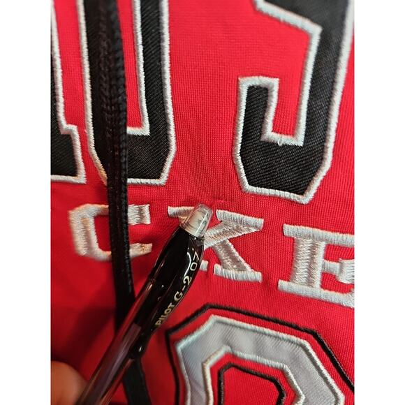 Ohio State Buckeyes Size L Red Hoodie Varsity Authentic Apparel University NCAA - Picture 5 of 9